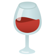 Google wine glass emoji image