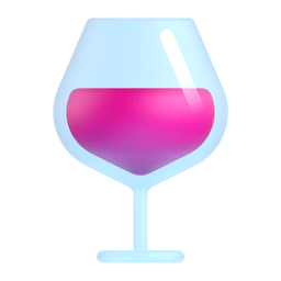 Microsoft Teams wine glass emoji image