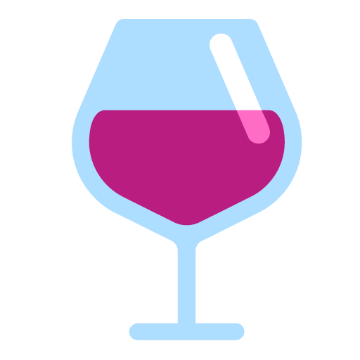 Microsoft wine glass emoji image
