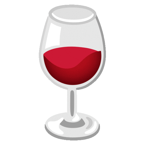 Noto Emoji Animation wine glass emoji image