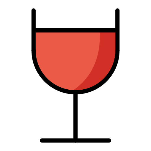 Openmoji wine glass emoji image