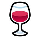 SoftBank wine glass emoji image