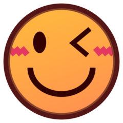 Emojidex winking face emoji image
