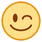 HTC winking face emoji image