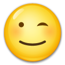 LG winking face emoji image