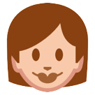 HTC woman emoji image