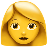 IOS/Apple woman emoji image
