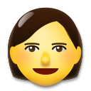 LG woman emoji image