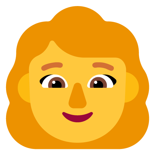 Microsoft woman emoji image