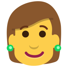 Skype woman emoji image