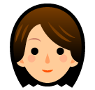 SoftBank woman emoji image