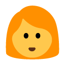 Toss woman emoji image