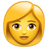 Whatsapp woman emoji image