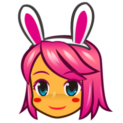 Emojidex woman with bunny ears emoji image