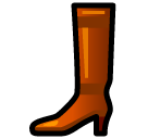 SoftBank womans boots emoji image