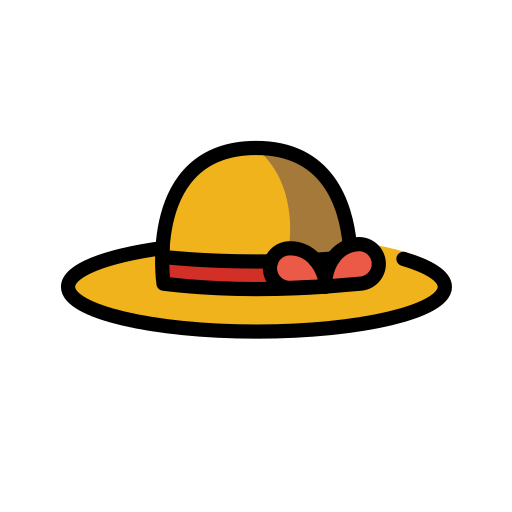 Openmoji womans hat emoji image