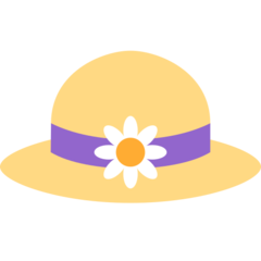 Twitter womans hat emoji image