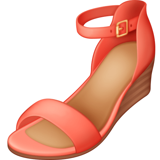Facebook womans sandal emoji image
