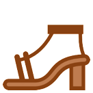 HTC womans sandal emoji image