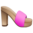 Samsung womans sandal emoji image