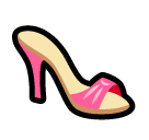 SoftBank womans sandal emoji image
