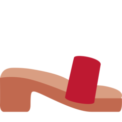 Twitter womans sandal emoji image
