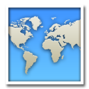 LG world map emoji image