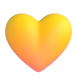 Microsoft Teams yellow heart emoji image