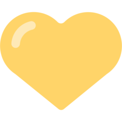 Mozilla yellow heart emoji image