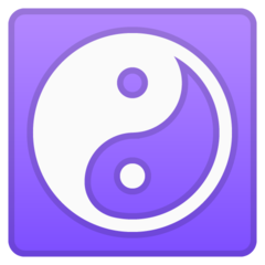 Google yin yang emoji image