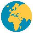 earth globe europe-africa copy paste emoji