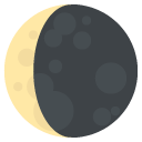 waning crescent moon symbol emoji meaning