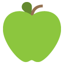 green apple emoji details, uses