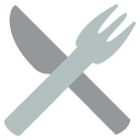fork and knife emoji meaning