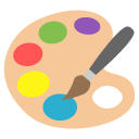 artist palette emoji