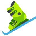 ski and ski boot emoji details, uses