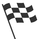 chequered flag emoji details, uses
