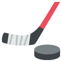 ice hockey stick and puck emoji meaning