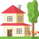 house with garden copy paste emoji
