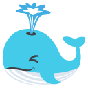 spouting whale emoji details, uses
