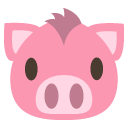 pig face copy paste emoji