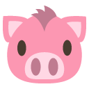 pig face emoji