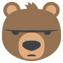 bear face copy paste emoji