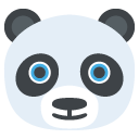 panda face emoji details, uses