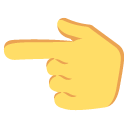 Pointing emoji meaning