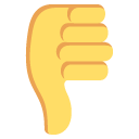 thumbs down sign emoji meaning