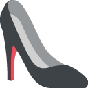 high-heeled shoe emoji images