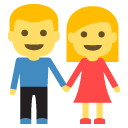 man and woman holding hands copy paste emoji