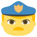 police officer copy paste emoji