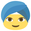 man with turban copy paste emoji
